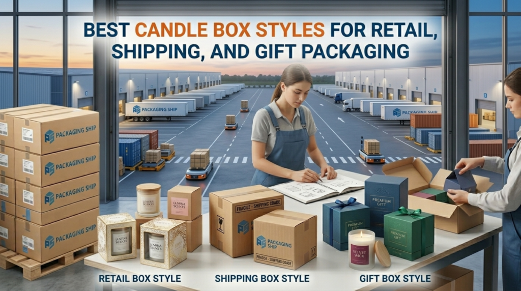 candle box styles for different candle products