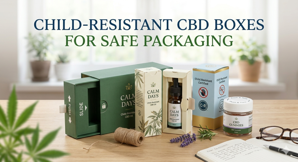 Child-Resistant CBD Boxes for Safe Packaging