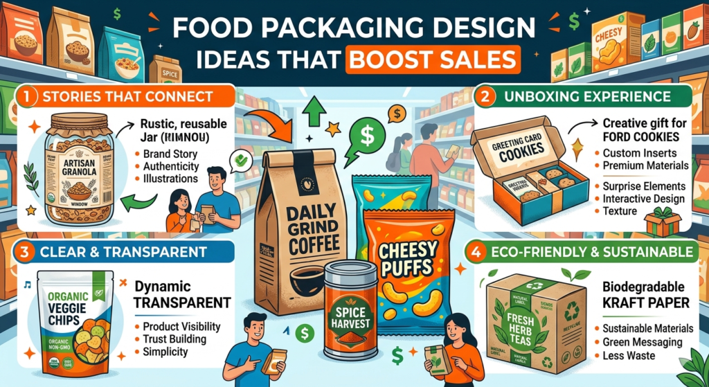 Food Packaging Design Ideas That Boost Sales