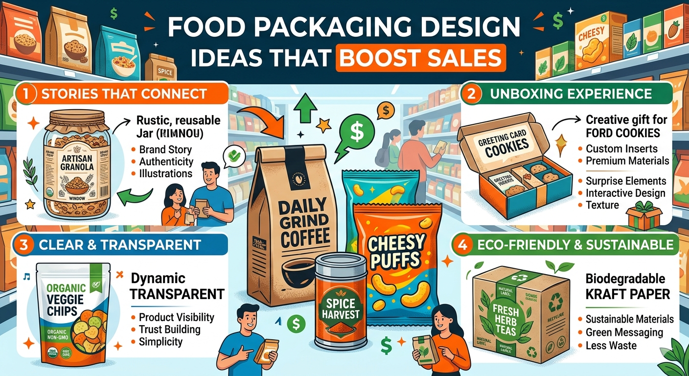 Food Packaging Design Ideas That Boost Sales