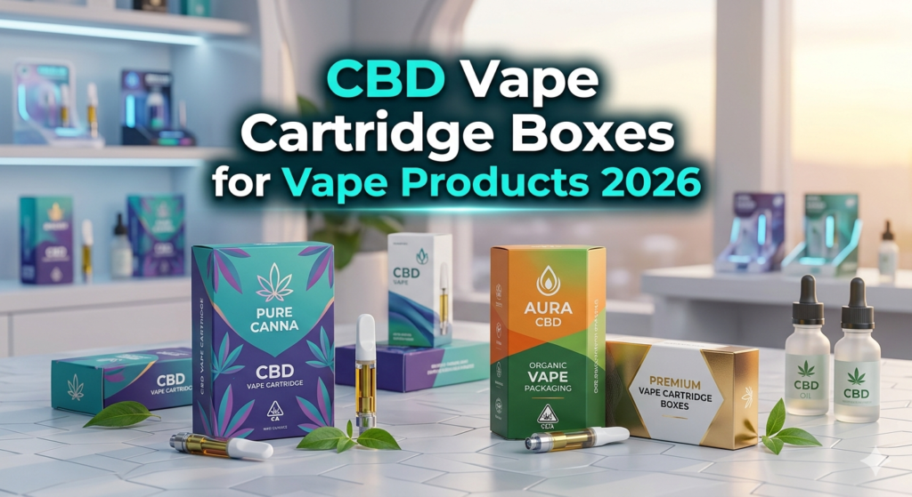 CBD Vape Cartridge Boxes for Vape Products 2026