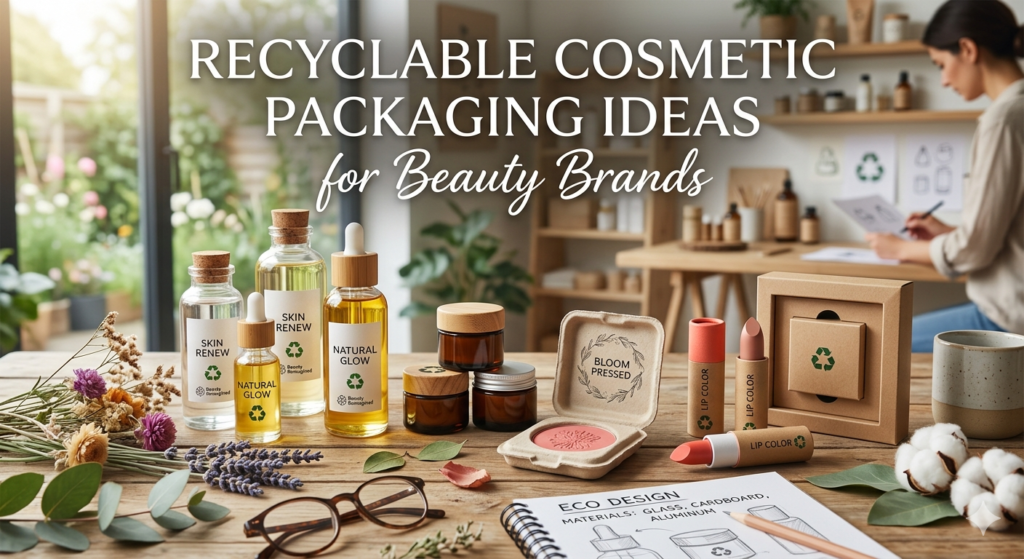 Recyclable Cosmetic Packaging Ideas for Beauty Brands