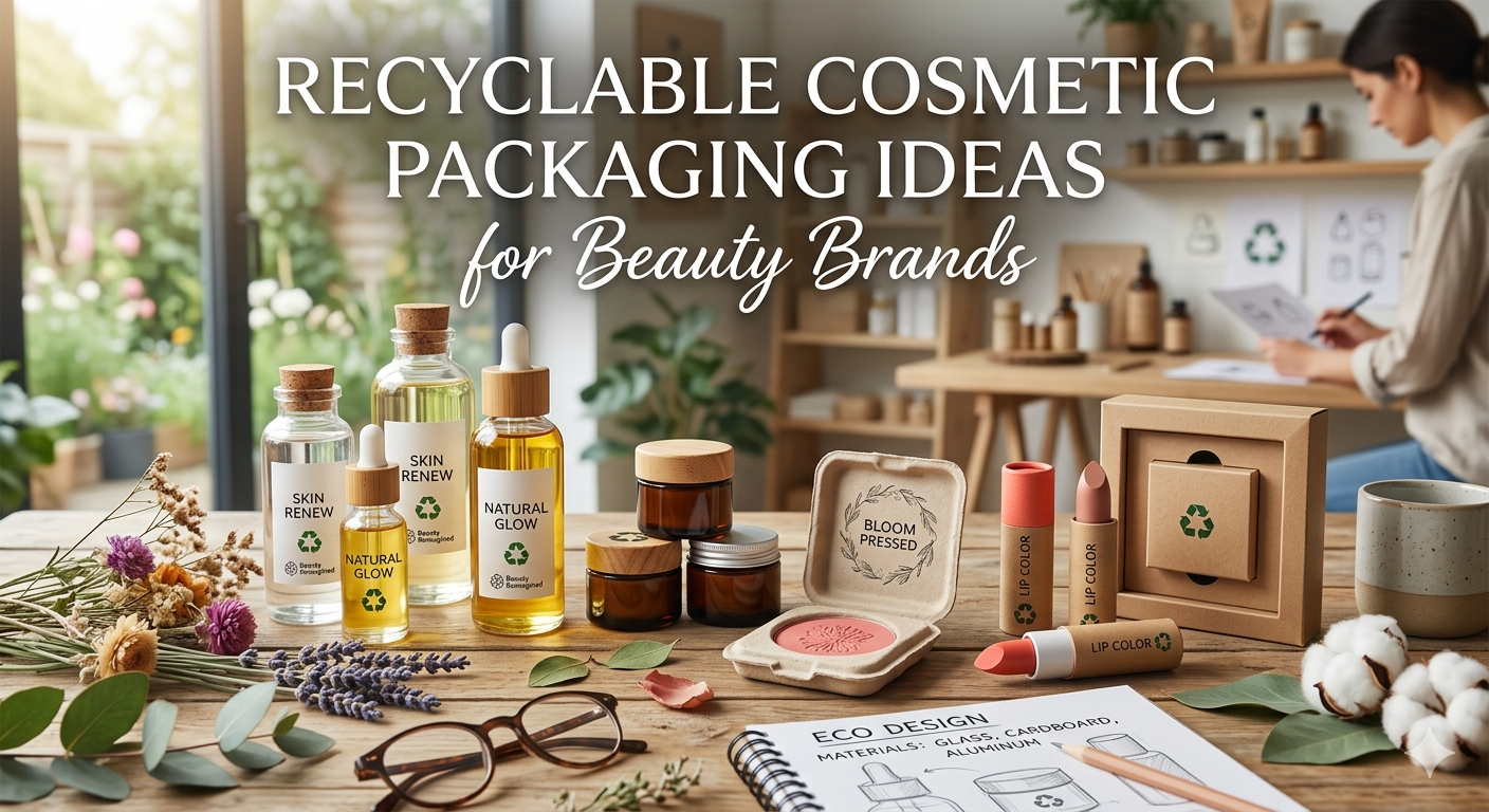 Recyclable Cosmetic Packaging Ideas for Beauty Brands