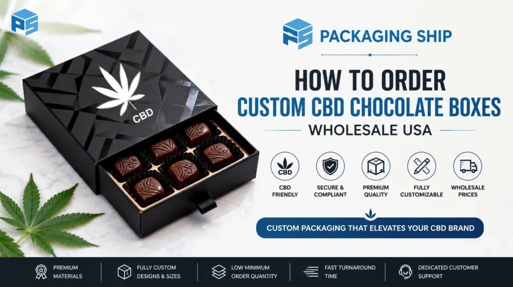 Custom CBD Chocolate Boxes Wholesale USA