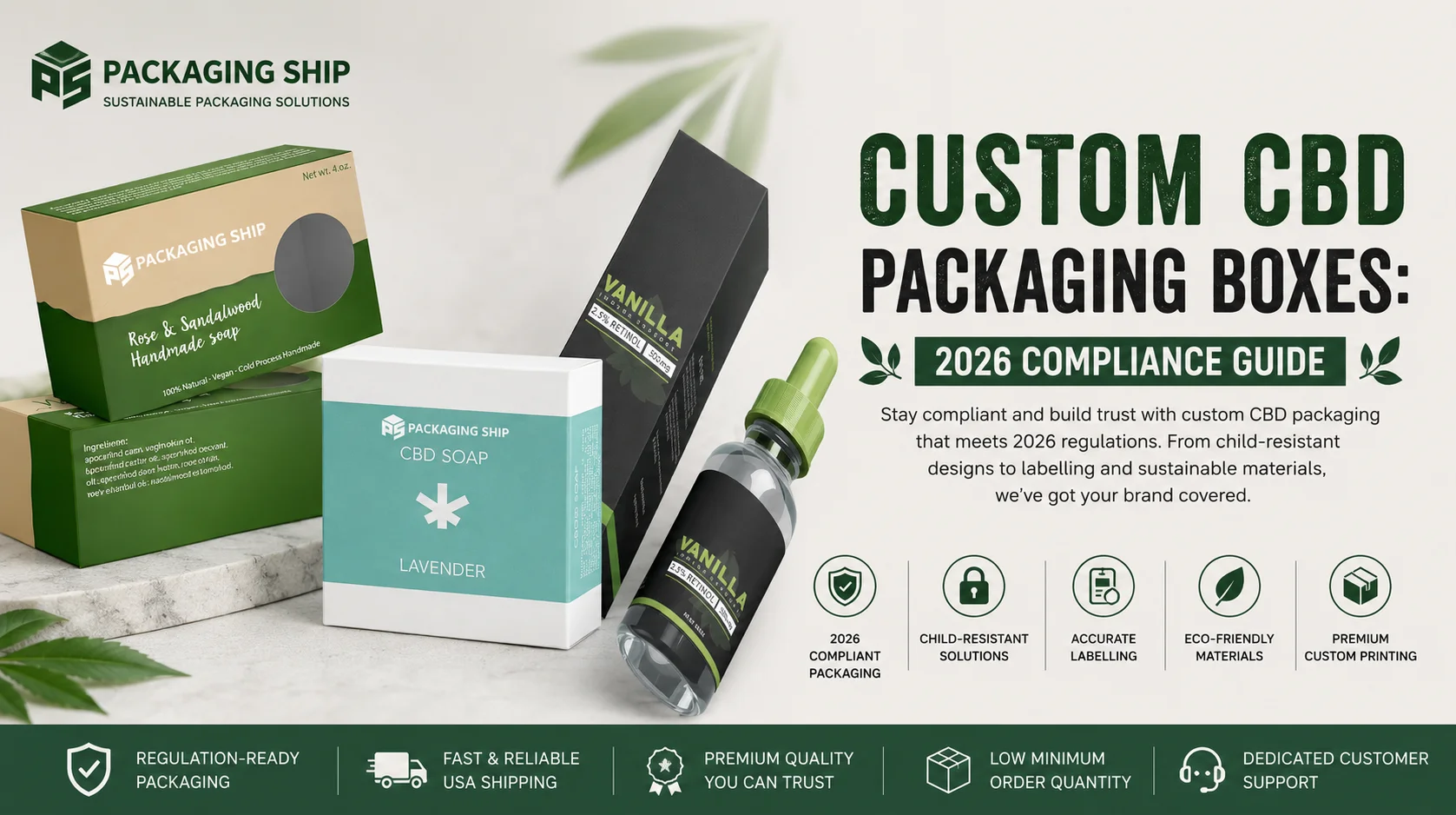 Custom CBD Packaging Boxes