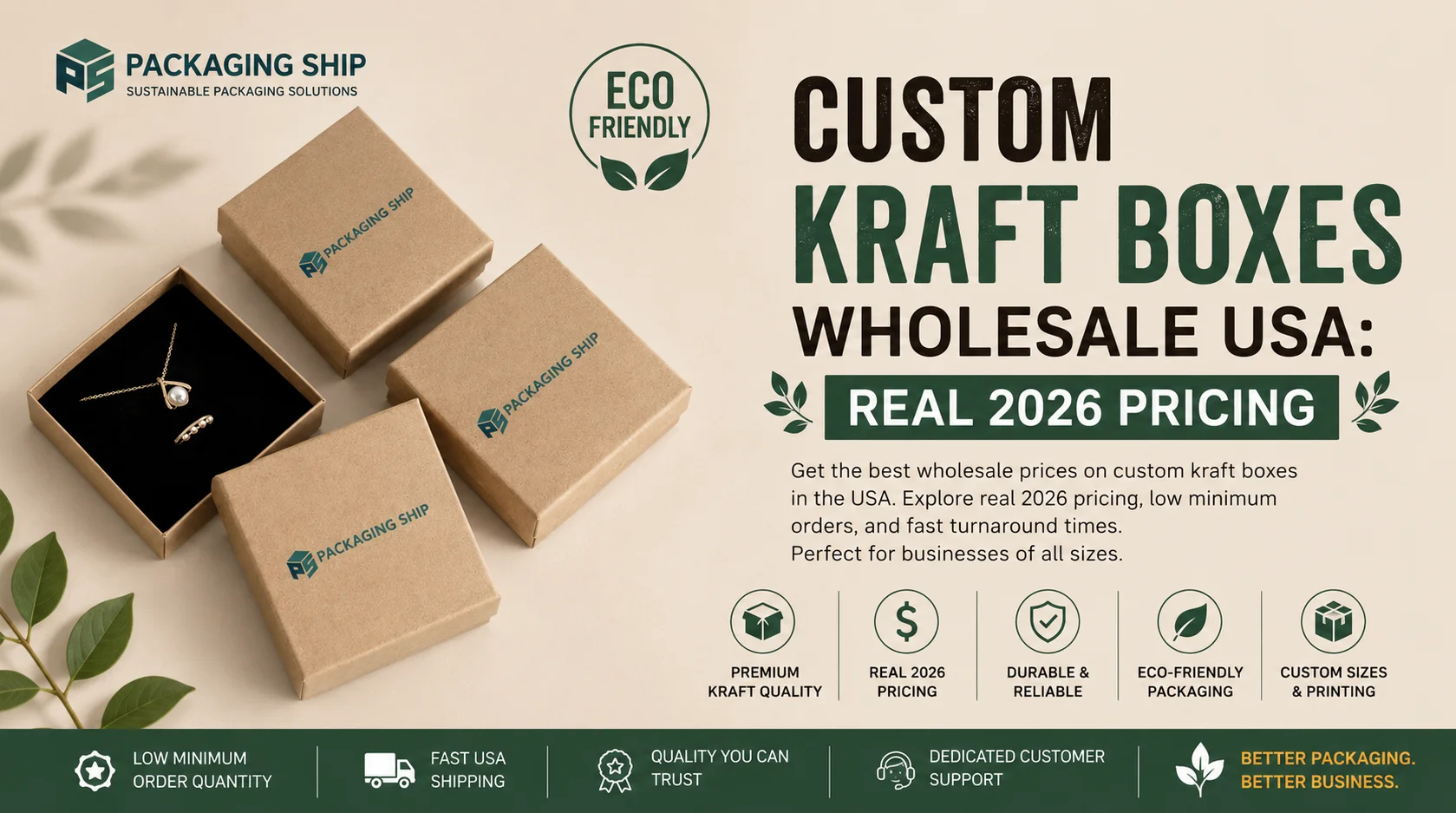 Custom Kraft Boxes Wholesale USA