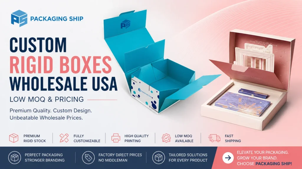 Custom Rigid Boxes Wholesale USA