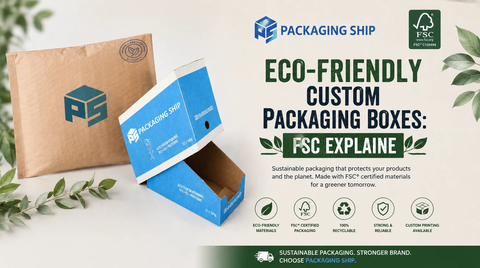 Eco-Friendly Custom Packaging Boxes