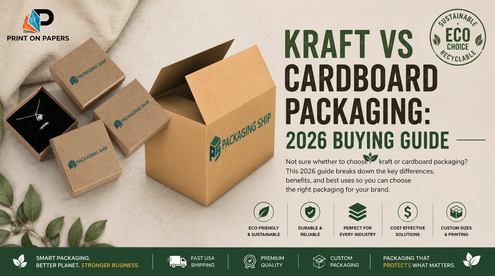 Kraft vs Cardboard Packaging
