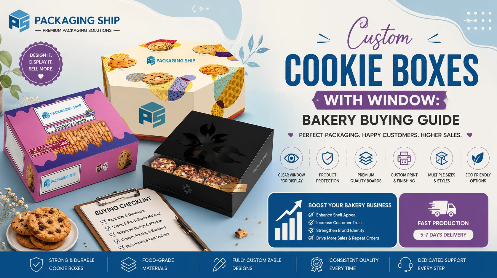Custom Cookie Boxes