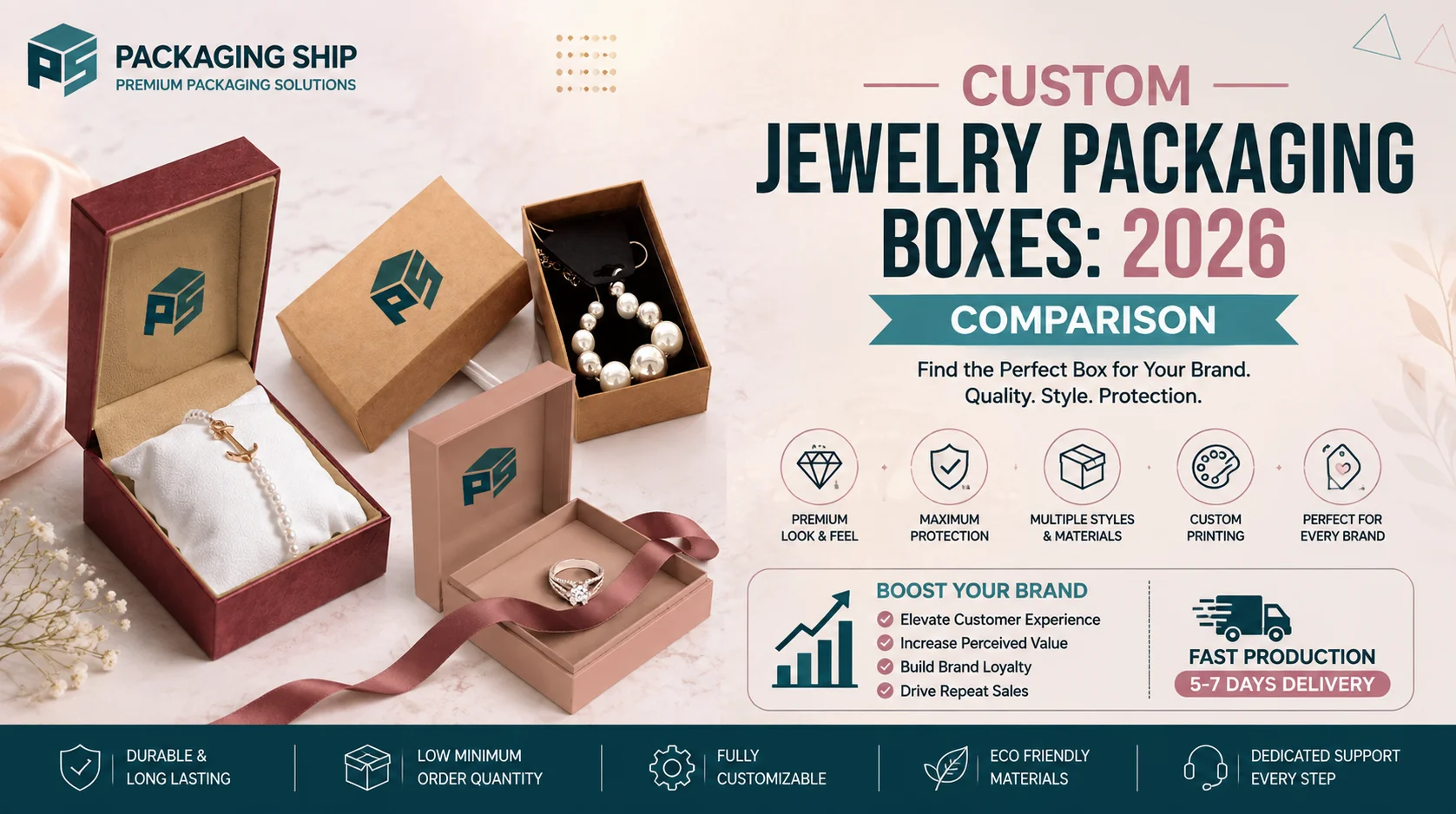 Custom Jewelry Packaging Boxes