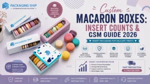 Custom Macaron Boxes: Insert Counts & GSM Guide 2026
