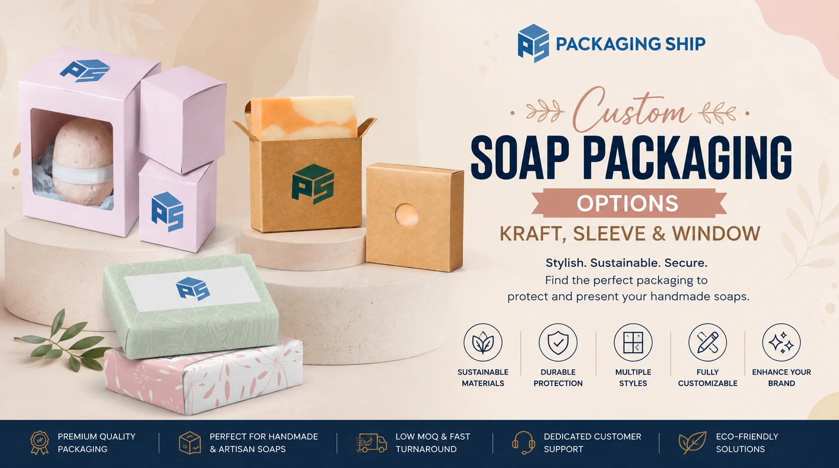 Custom Soap Packaging Boxes