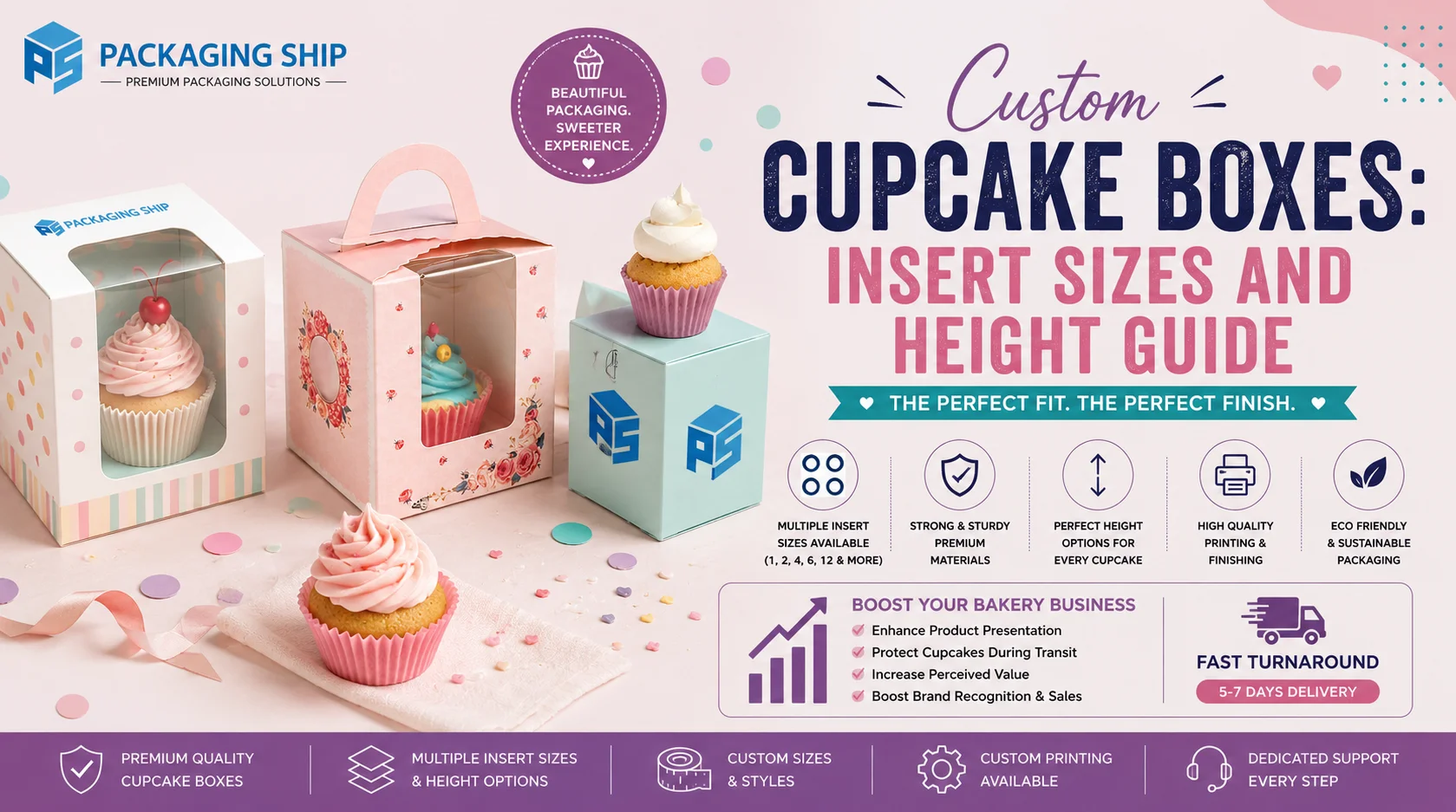 custom cupcake boxes