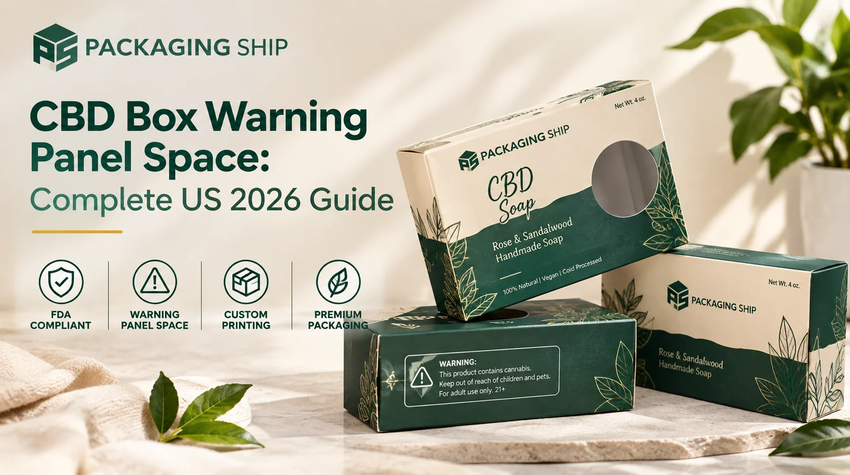 CBD Box Warning Panel Space