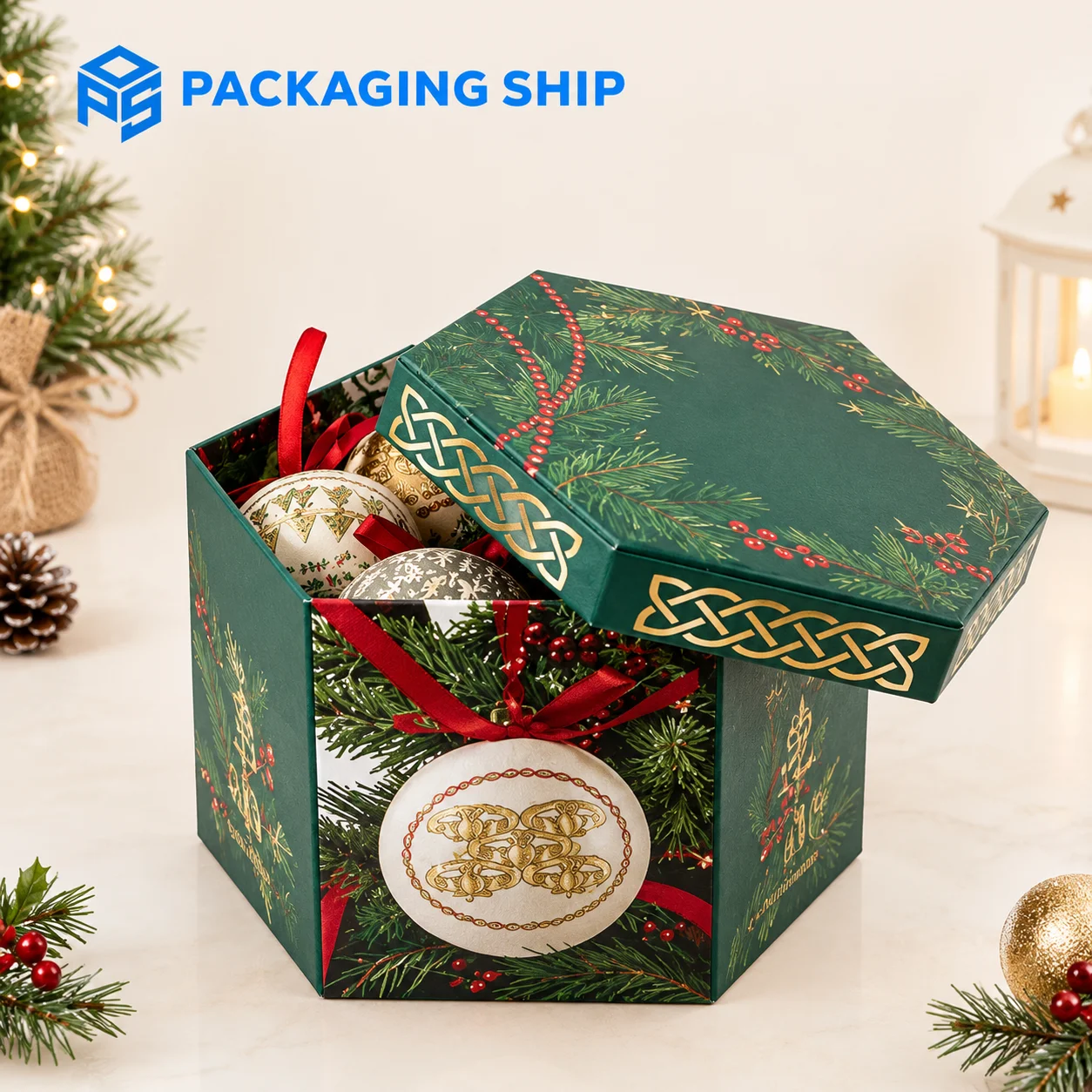 Christmas Ornament Gift Boxes