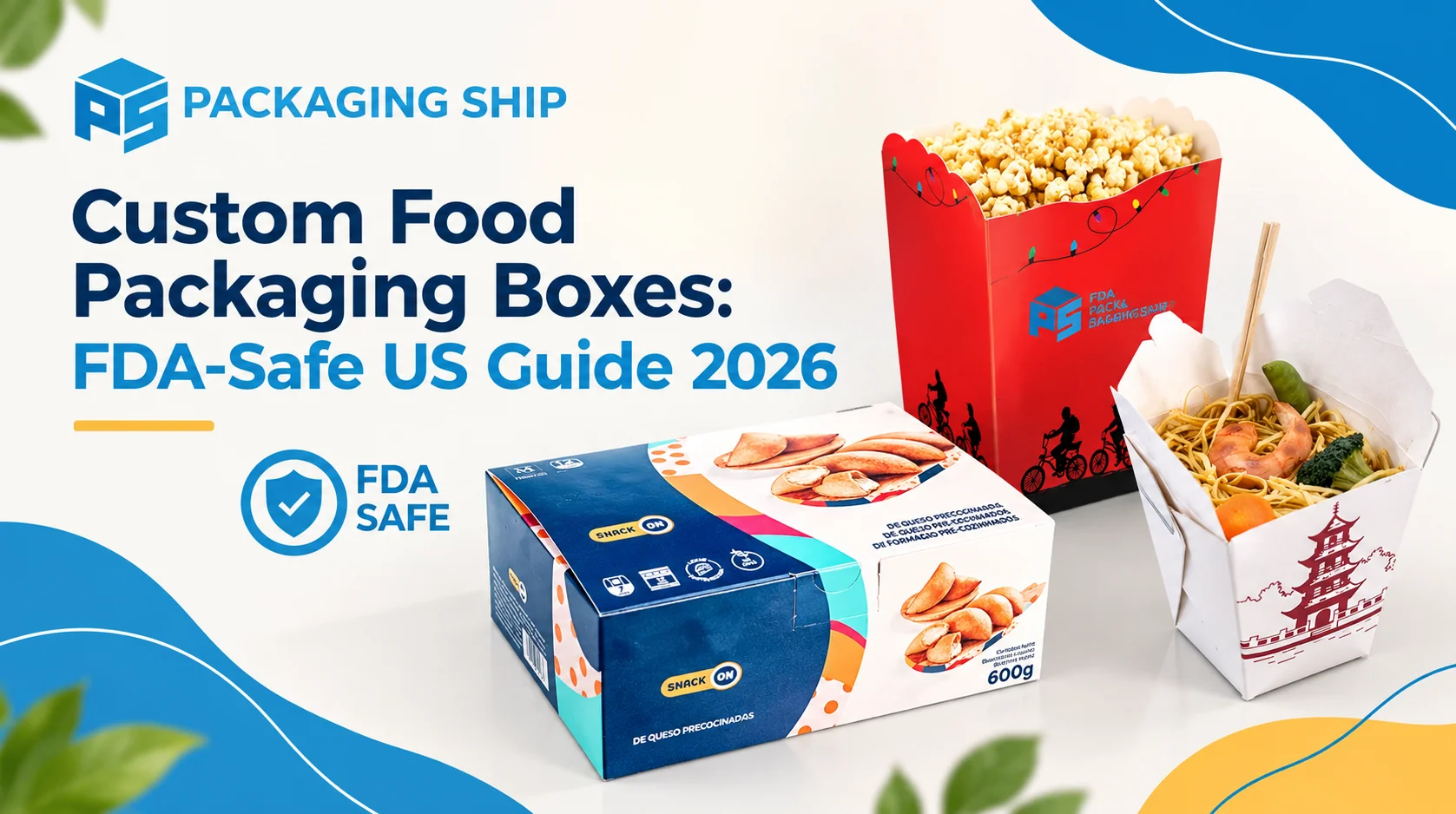 Custom Food Packaging Boxes FDA-Safe US Guide 2026