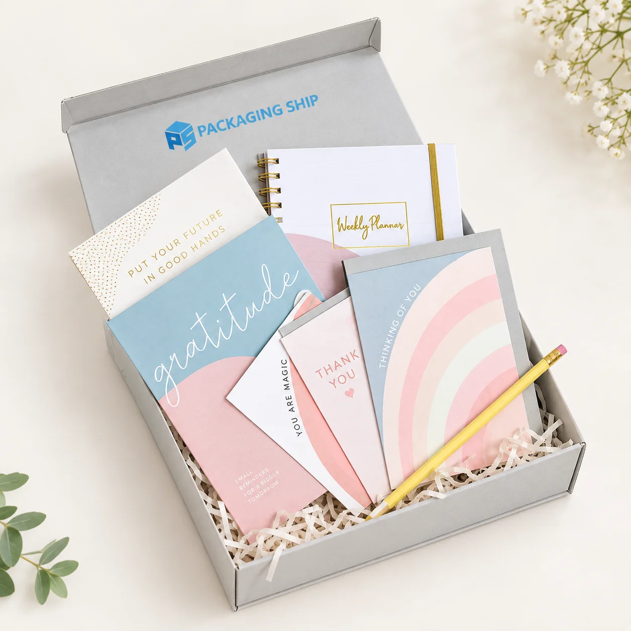 Custom stationery boxes