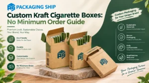 Custom Kraft Cigarette Boxes: No Minimum Order Guide