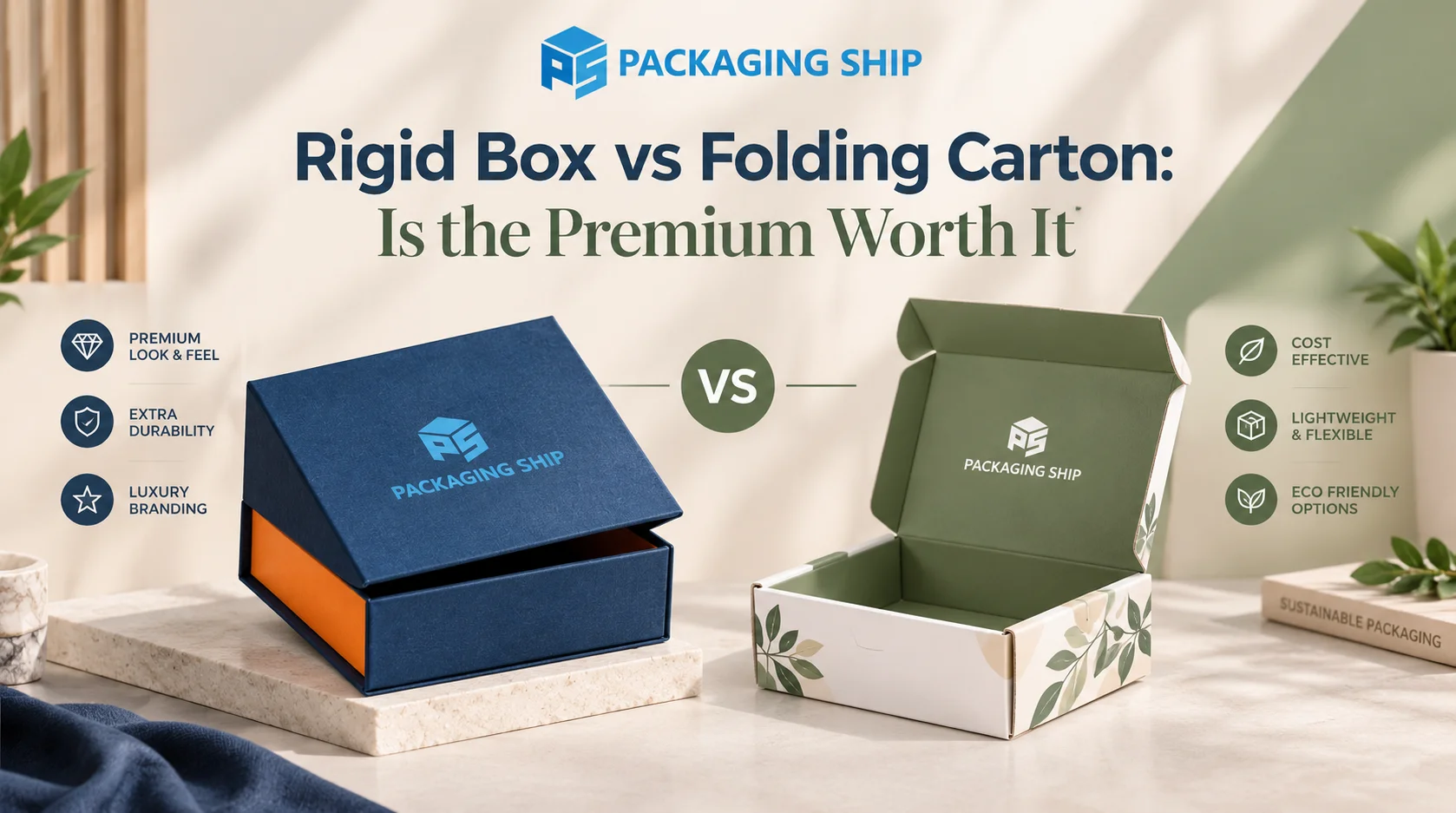 Rigid Box vs Folding Carton Is the Premium Worth It