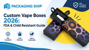 Custom Vape Boxes 2026: FDA & Child Resistant Guide