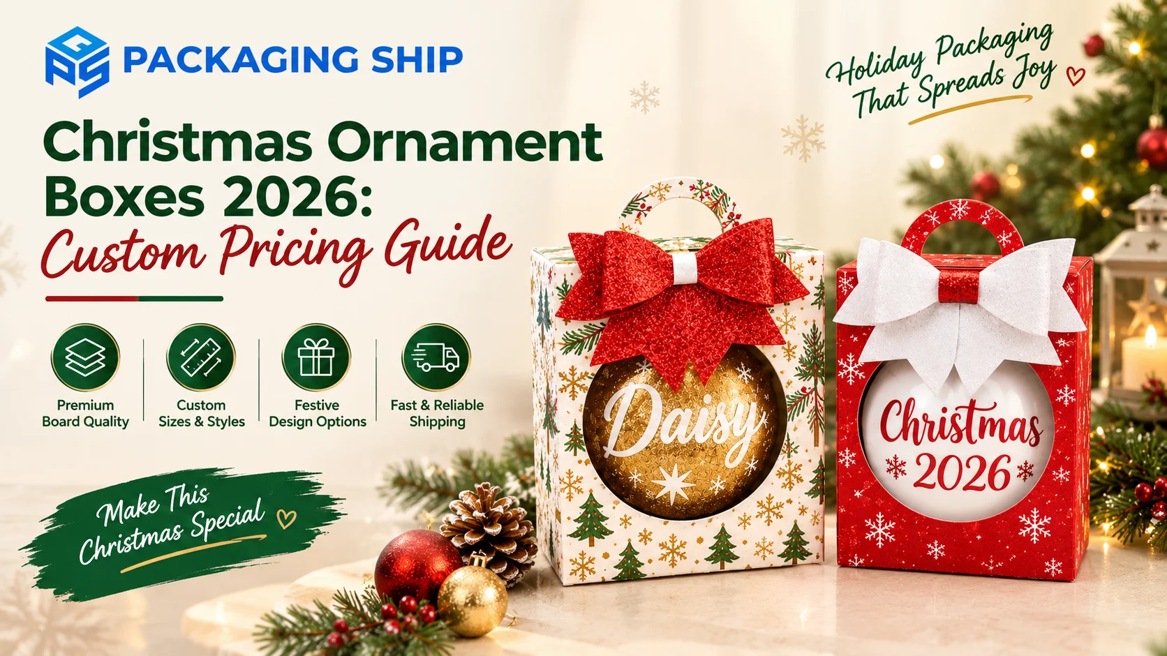 Christmas Ornament Boxes 2026