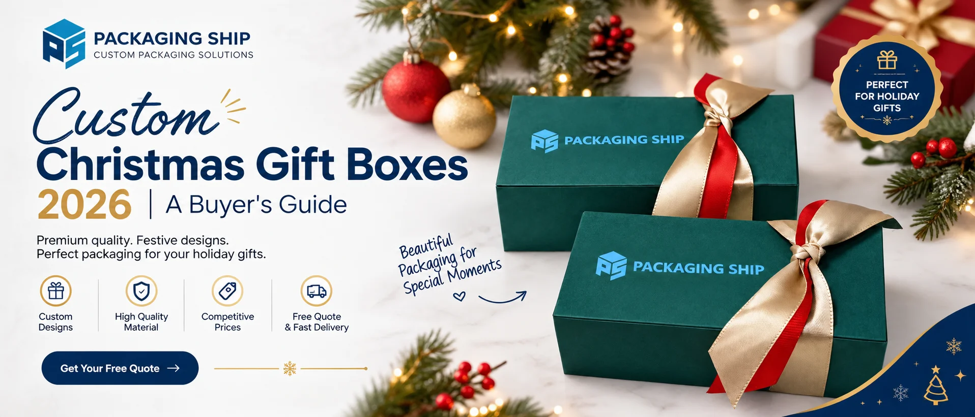 Custom Christmas Gift Boxes
