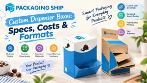 Custom Dispenser Boxes: Specs, Costs & Formats