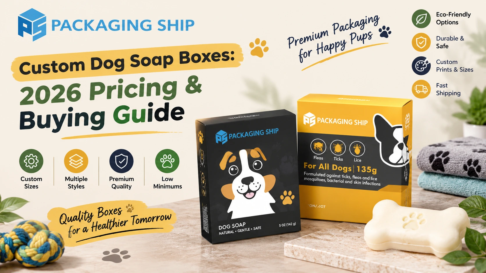 Custom Dog Soap Boxes