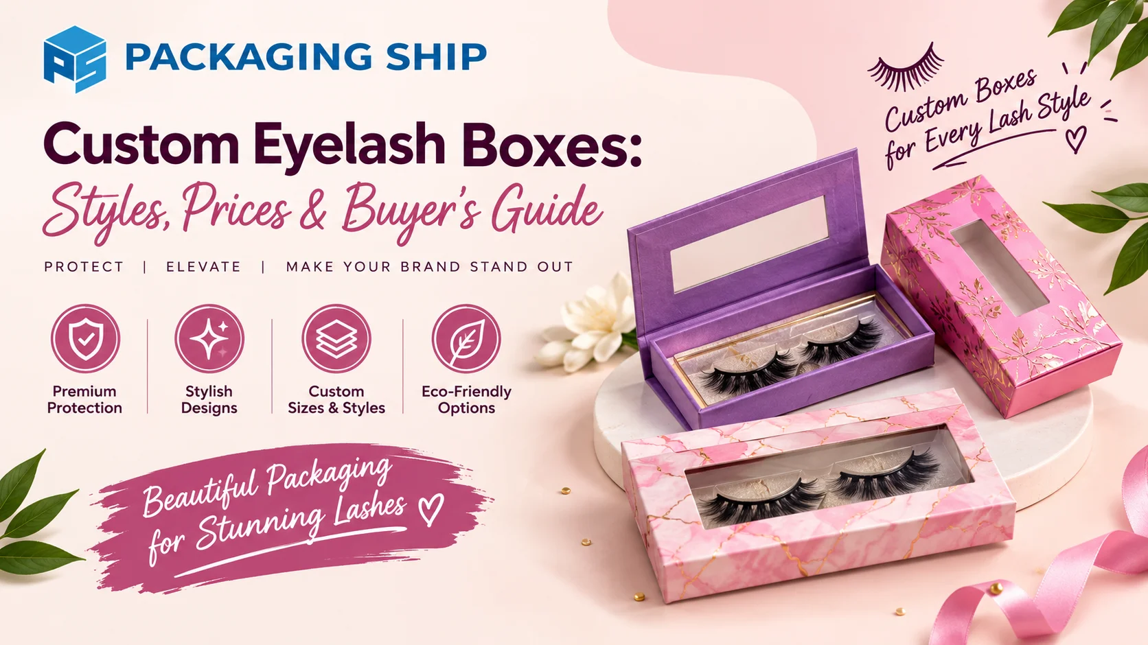 Custom Eyelash Boxes
