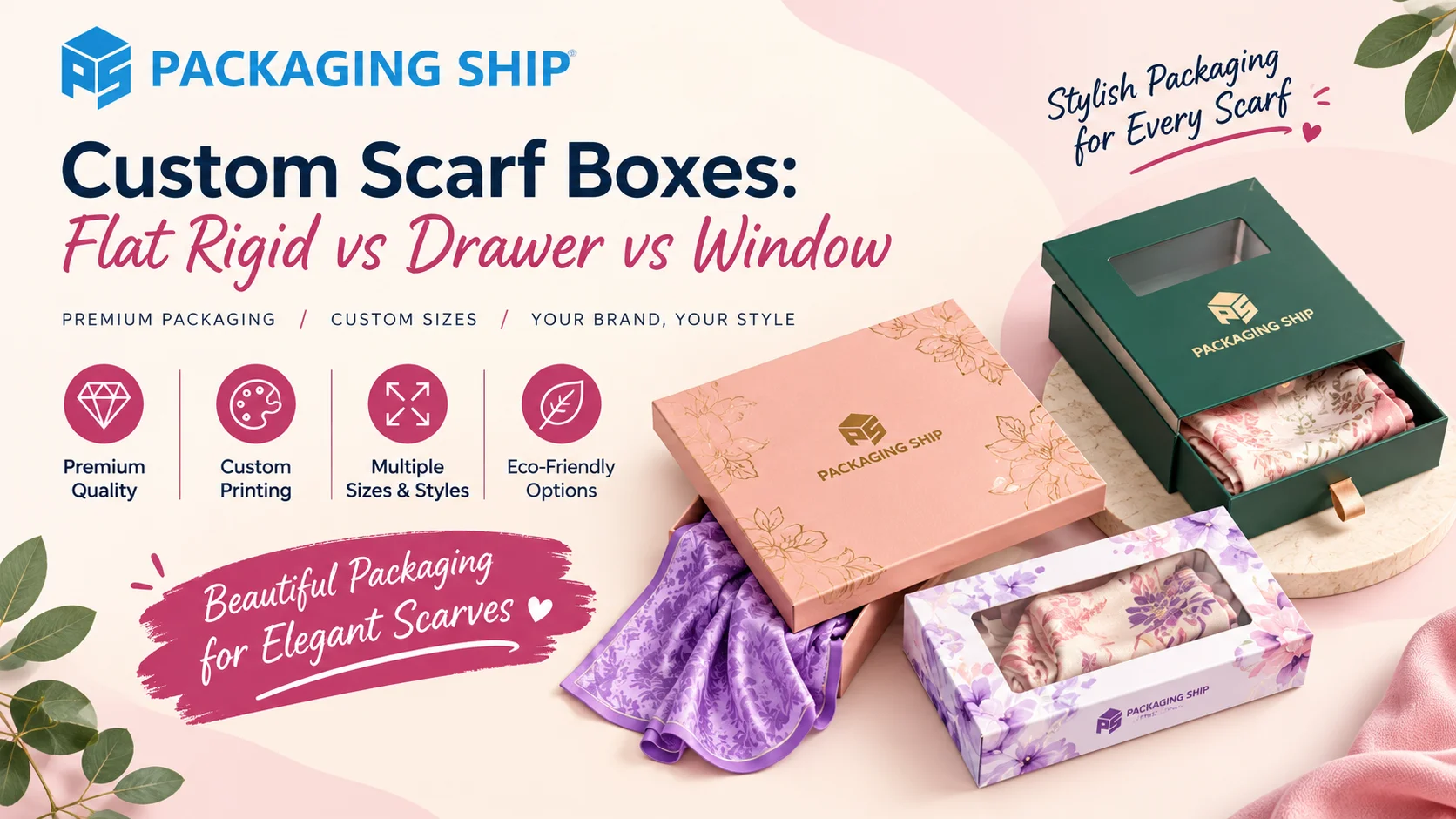 Custom Scarf Boxes